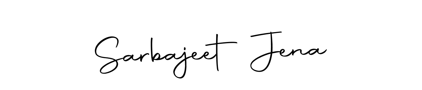 How to make Sarbajeet Jena signature? Autography-DOLnW is a professional autograph style. Create handwritten signature for Sarbajeet Jena name. Sarbajeet Jena signature style 10 images and pictures png