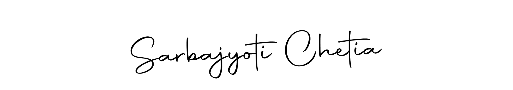 Create a beautiful signature design for name Sarbajyoti Chetia. With this signature (Autography-DOLnW) fonts, you can make a handwritten signature for free. Sarbajyoti Chetia signature style 10 images and pictures png