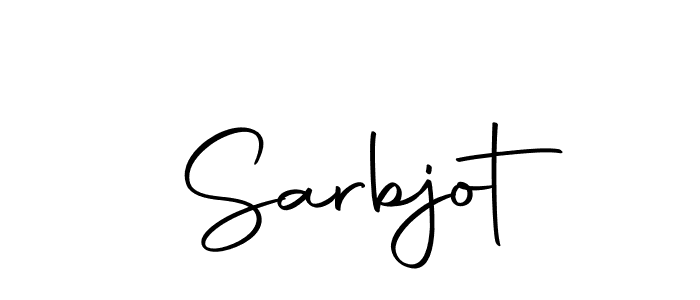 Sarbjot stylish signature style. Best Handwritten Sign (Autography-DOLnW) for my name. Handwritten Signature Collection Ideas for my name Sarbjot. Sarbjot signature style 10 images and pictures png