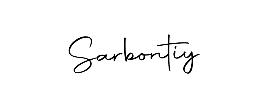 if you are searching for the best signature style for your name Sarbontiy. so please give up your signature search. here we have designed multiple signature styles  using Autography-DOLnW. Sarbontiy signature style 10 images and pictures png