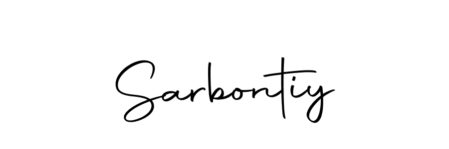 if you are searching for the best signature style for your name Sarbontiy. so please give up your signature search. here we have designed multiple signature styles  using Autography-DOLnW. Sarbontiy signature style 10 images and pictures png