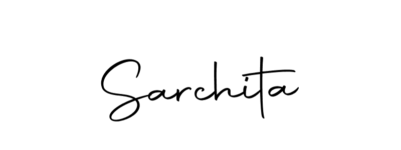 Make a beautiful signature design for name Sarchita. Use this online signature maker to create a handwritten signature for free. Sarchita signature style 10 images and pictures png