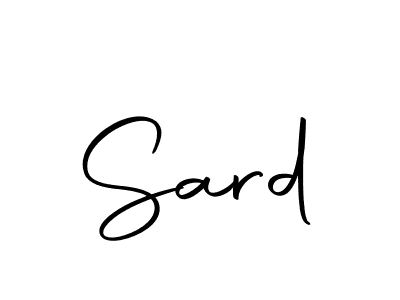 Make a beautiful signature design for name Sard. With this signature (Autography-DOLnW) style, you can create a handwritten signature for free. Sard signature style 10 images and pictures png