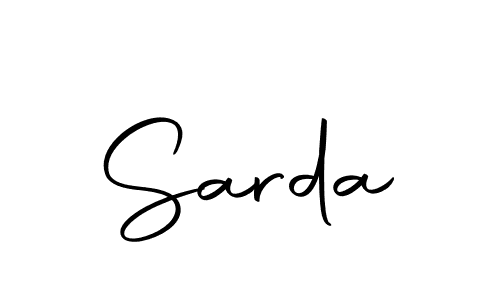 Design your own signature with our free online signature maker. With this signature software, you can create a handwritten (Autography-DOLnW) signature for name Sarda. Sarda signature style 10 images and pictures png