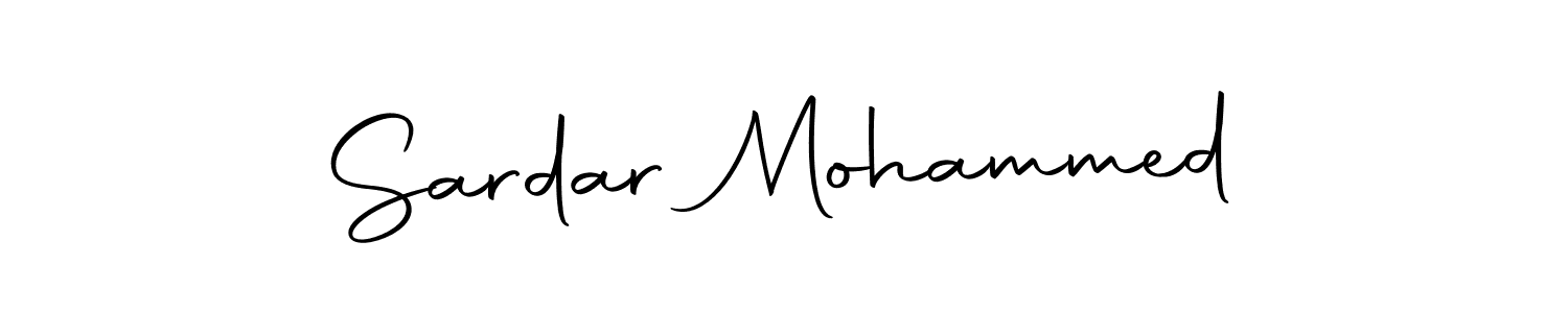 Design your own signature with our free online signature maker. With this signature software, you can create a handwritten (Autography-DOLnW) signature for name Sardar Mohammed. Sardar Mohammed signature style 10 images and pictures png
