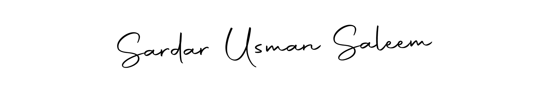 Make a short Sardar Usman Saleem signature style. Manage your documents anywhere anytime using Autography-DOLnW. Create and add eSignatures, submit forms, share and send files easily. Sardar Usman Saleem signature style 10 images and pictures png