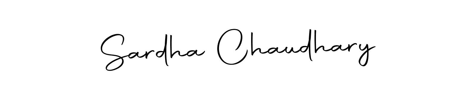 Make a beautiful signature design for name Sardha Chaudhary. With this signature (Autography-DOLnW) style, you can create a handwritten signature for free. Sardha Chaudhary signature style 10 images and pictures png