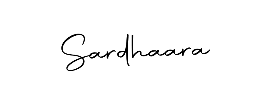 Design your own signature with our free online signature maker. With this signature software, you can create a handwritten (Autography-DOLnW) signature for name Sardhaara. Sardhaara signature style 10 images and pictures png