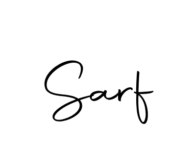 Use a signature maker to create a handwritten signature online. With this signature software, you can design (Autography-DOLnW) your own signature for name Sarf. Sarf signature style 10 images and pictures png