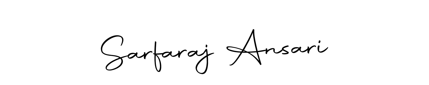 Make a short Sarfaraj Ansari signature style. Manage your documents anywhere anytime using Autography-DOLnW. Create and add eSignatures, submit forms, share and send files easily. Sarfaraj Ansari signature style 10 images and pictures png