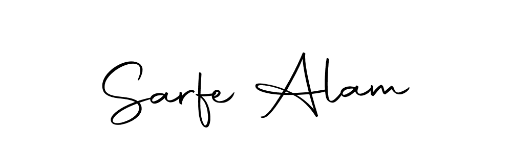 You should practise on your own different ways (Autography-DOLnW) to write your name (Sarfe Alam) in signature. don't let someone else do it for you. Sarfe Alam signature style 10 images and pictures png