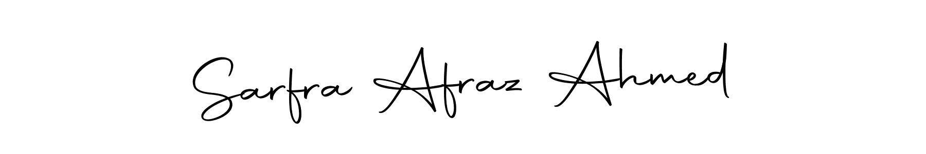 Use a signature maker to create a handwritten signature online. With this signature software, you can design (Autography-DOLnW) your own signature for name Sarfra Afraz Ahmed. Sarfra Afraz Ahmed signature style 10 images and pictures png