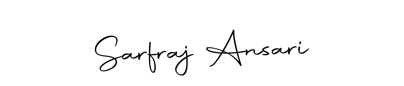 Make a beautiful signature design for name Sarfraj Ansari. With this signature (Autography-DOLnW) style, you can create a handwritten signature for free. Sarfraj Ansari signature style 10 images and pictures png