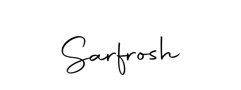 How to make Sarfrosh signature? Autography-DOLnW is a professional autograph style. Create handwritten signature for Sarfrosh name. Sarfrosh signature style 10 images and pictures png