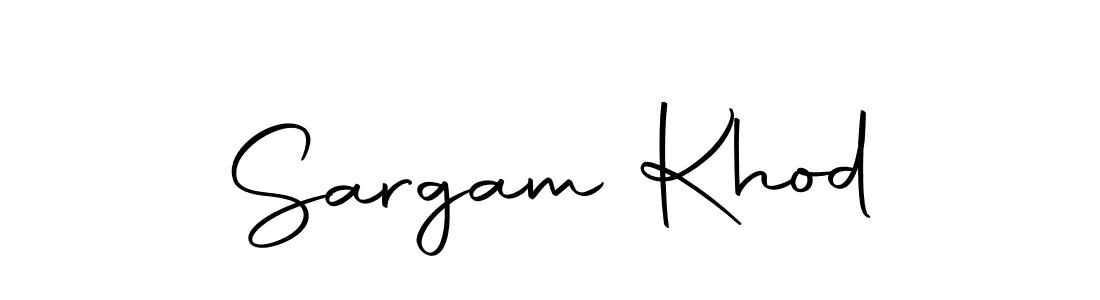 Make a beautiful signature design for name Sargam Khod. With this signature (Autography-DOLnW) style, you can create a handwritten signature for free. Sargam Khod signature style 10 images and pictures png