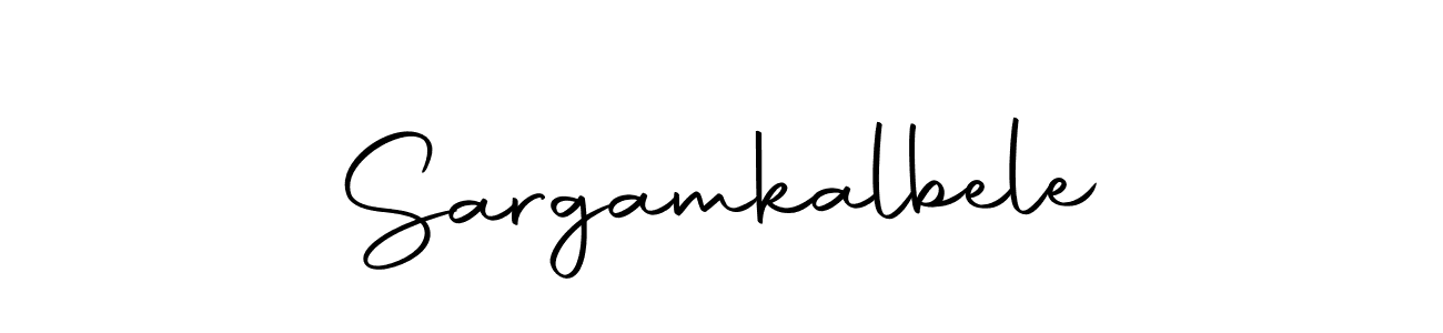 Design your own signature with our free online signature maker. With this signature software, you can create a handwritten (Autography-DOLnW) signature for name Sargamkalbele. Sargamkalbele signature style 10 images and pictures png