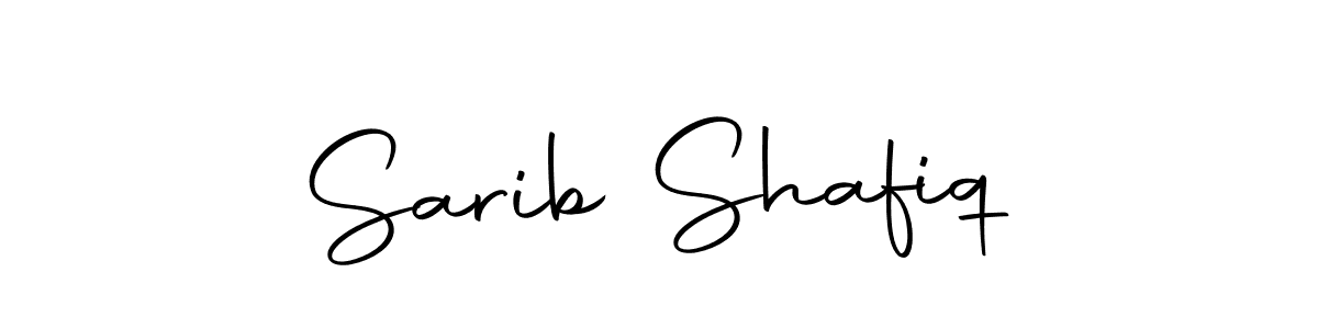 Use a signature maker to create a handwritten signature online. With this signature software, you can design (Autography-DOLnW) your own signature for name Sarib Shafiq. Sarib Shafiq signature style 10 images and pictures png