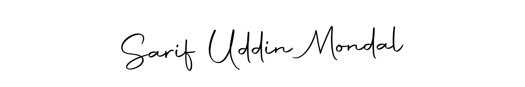 Make a beautiful signature design for name Sarif Uddin Mondal. With this signature (Autography-DOLnW) style, you can create a handwritten signature for free. Sarif Uddin Mondal signature style 10 images and pictures png