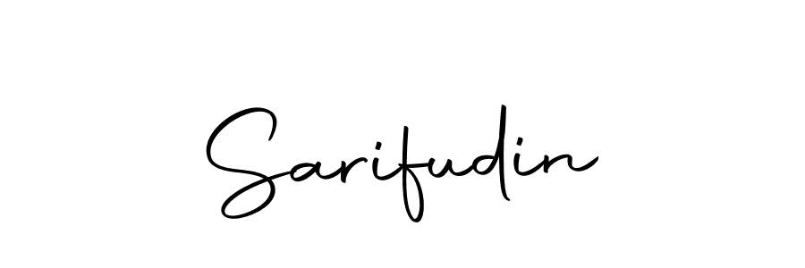 You can use this online signature creator to create a handwritten signature for the name Sarifudin. This is the best online autograph maker. Sarifudin signature style 10 images and pictures png