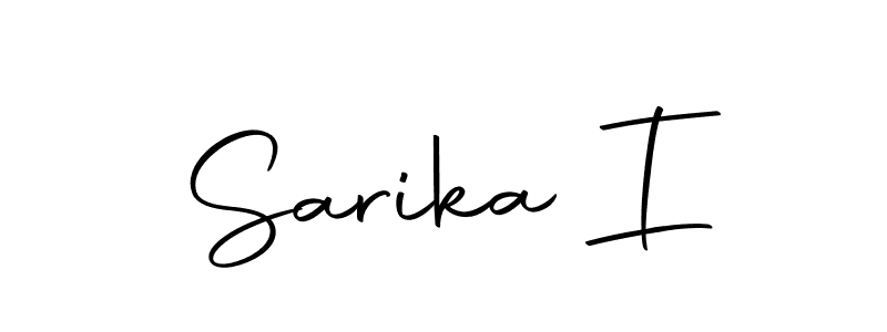 Design your own signature with our free online signature maker. With this signature software, you can create a handwritten (Autography-DOLnW) signature for name Sarika I. Sarika I signature style 10 images and pictures png