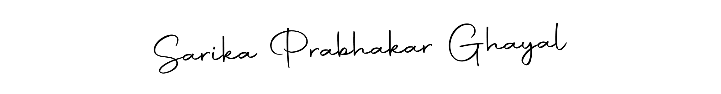 if you are searching for the best signature style for your name Sarika Prabhakar Ghayal. so please give up your signature search. here we have designed multiple signature styles  using Autography-DOLnW. Sarika Prabhakar Ghayal signature style 10 images and pictures png