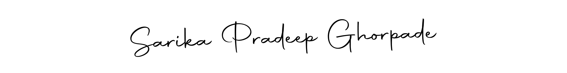 This is the best signature style for the Sarika Pradeep Ghorpade name. Also you like these signature font (Autography-DOLnW). Mix name signature. Sarika Pradeep Ghorpade signature style 10 images and pictures png
