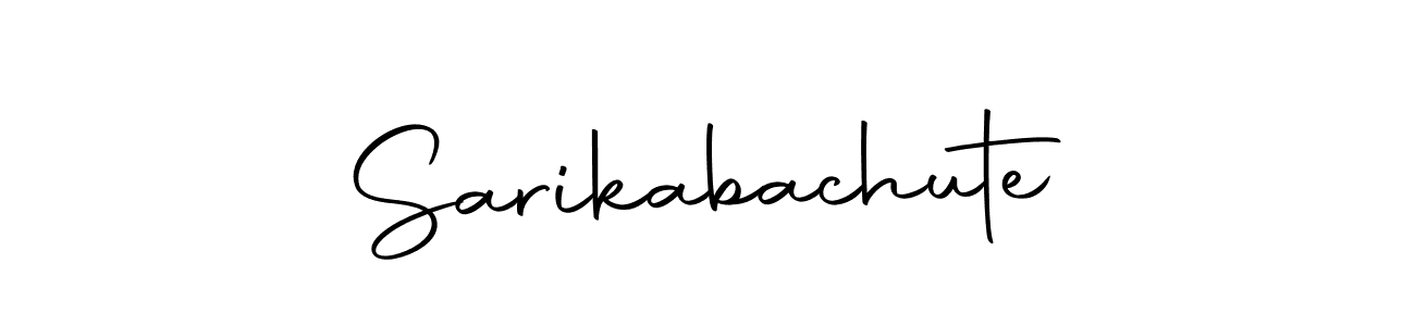 How to make Sarikabachute signature? Autography-DOLnW is a professional autograph style. Create handwritten signature for Sarikabachute name. Sarikabachute signature style 10 images and pictures png