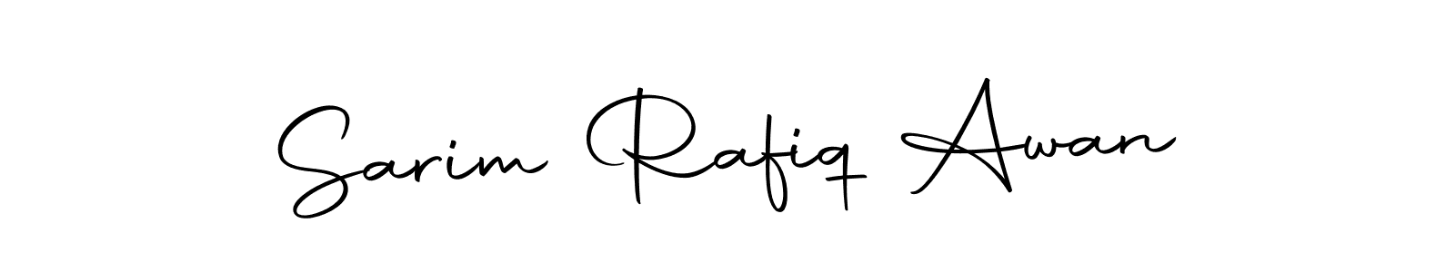 Sarim Rafiq Awan stylish signature style. Best Handwritten Sign (Autography-DOLnW) for my name. Handwritten Signature Collection Ideas for my name Sarim Rafiq Awan. Sarim Rafiq Awan signature style 10 images and pictures png