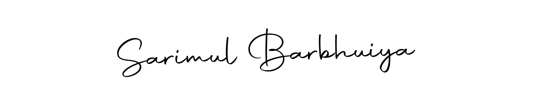 The best way (Autography-DOLnW) to make a short signature is to pick only two or three words in your name. The name Sarimul Barbhuiya include a total of six letters. For converting this name. Sarimul Barbhuiya signature style 10 images and pictures png