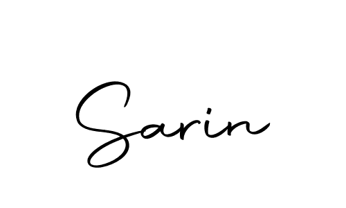 How to make Sarin signature? Autography-DOLnW is a professional autograph style. Create handwritten signature for Sarin name. Sarin signature style 10 images and pictures png