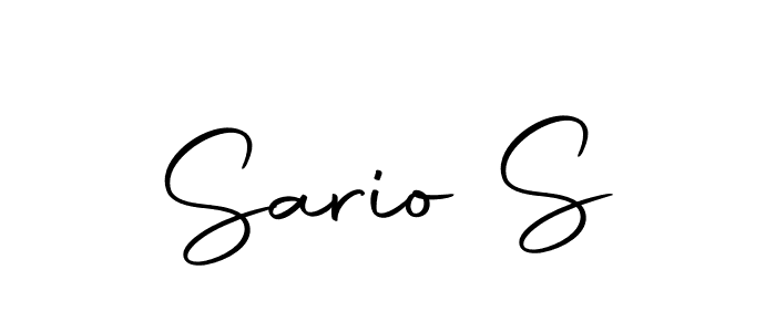 It looks lik you need a new signature style for name Sario S. Design unique handwritten (Autography-DOLnW) signature with our free signature maker in just a few clicks. Sario S signature style 10 images and pictures png