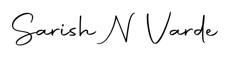 How to make Sarish N Varde name signature. Use Autography-DOLnW style for creating short signs online. This is the latest handwritten sign. Sarish N Varde signature style 10 images and pictures png