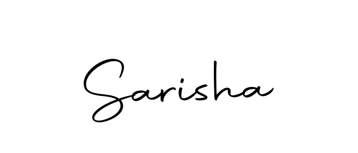 The best way (Autography-DOLnW) to make a short signature is to pick only two or three words in your name. The name Sarisha include a total of six letters. For converting this name. Sarisha signature style 10 images and pictures png