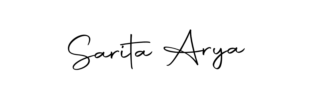 Similarly Autography-DOLnW is the best handwritten signature design. Signature creator online .You can use it as an online autograph creator for name Sarita Arya. Sarita Arya signature style 10 images and pictures png