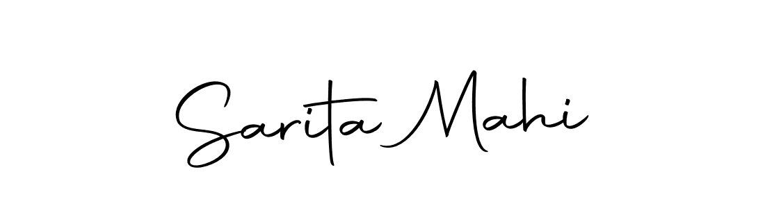 This is the best signature style for the Sarita Mahi name. Also you like these signature font (Autography-DOLnW). Mix name signature. Sarita Mahi signature style 10 images and pictures png