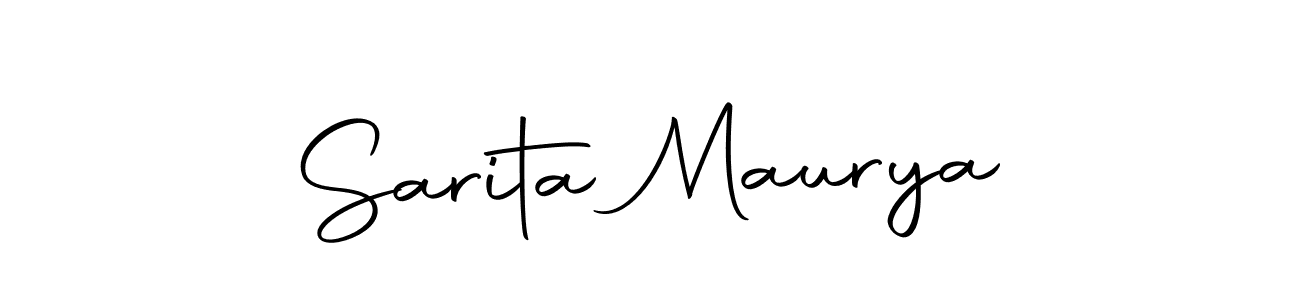Also we have Sarita Maurya name is the best signature style. Create professional handwritten signature collection using Autography-DOLnW autograph style. Sarita Maurya signature style 10 images and pictures png