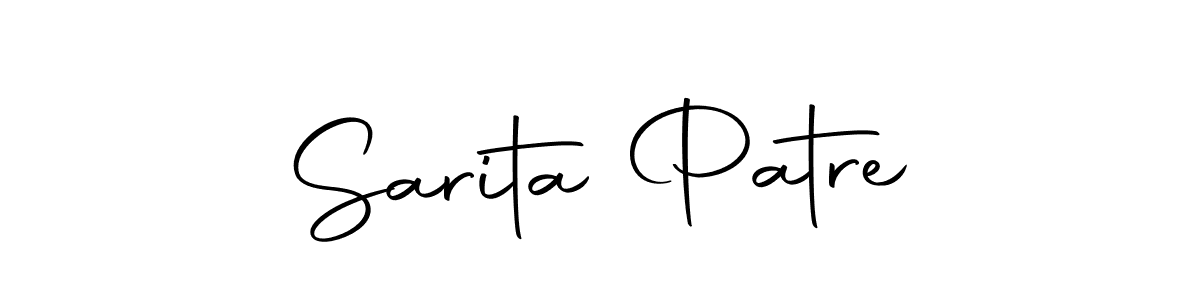 It looks lik you need a new signature style for name Sarita Patre. Design unique handwritten (Autography-DOLnW) signature with our free signature maker in just a few clicks. Sarita Patre signature style 10 images and pictures png