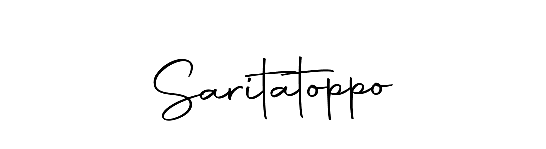 Similarly Autography-DOLnW is the best handwritten signature design. Signature creator online .You can use it as an online autograph creator for name Saritatoppo. Saritatoppo signature style 10 images and pictures png