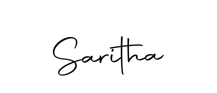 Make a beautiful signature design for name Saritha. Use this online signature maker to create a handwritten signature for free. Saritha signature style 10 images and pictures png