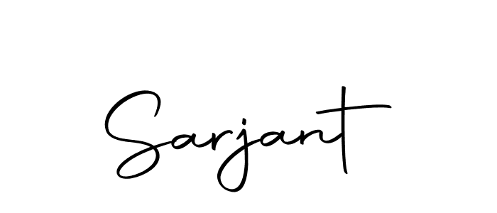 Design your own signature with our free online signature maker. With this signature software, you can create a handwritten (Autography-DOLnW) signature for name Sarjant. Sarjant signature style 10 images and pictures png