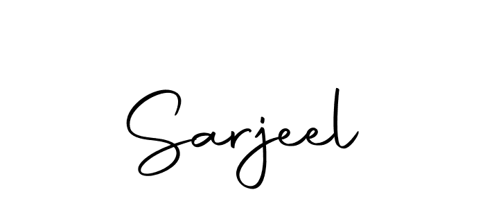 Make a beautiful signature design for name Sarjeel. With this signature (Autography-DOLnW) style, you can create a handwritten signature for free. Sarjeel signature style 10 images and pictures png