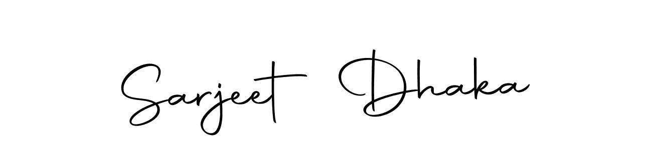 Sarjeet Dhaka stylish signature style. Best Handwritten Sign (Autography-DOLnW) for my name. Handwritten Signature Collection Ideas for my name Sarjeet Dhaka. Sarjeet Dhaka signature style 10 images and pictures png