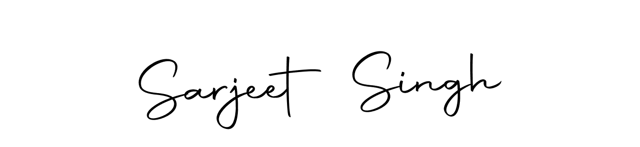 Create a beautiful signature design for name Sarjeet Singh. With this signature (Autography-DOLnW) fonts, you can make a handwritten signature for free. Sarjeet Singh signature style 10 images and pictures png