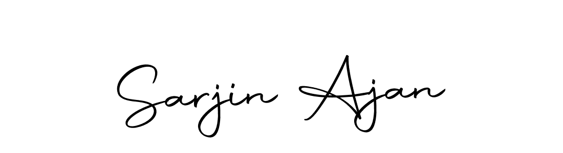 Make a short Sarjin Ajan signature style. Manage your documents anywhere anytime using Autography-DOLnW. Create and add eSignatures, submit forms, share and send files easily. Sarjin Ajan signature style 10 images and pictures png