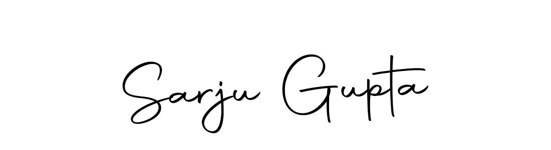 Make a short Sarju Gupta signature style. Manage your documents anywhere anytime using Autography-DOLnW. Create and add eSignatures, submit forms, share and send files easily. Sarju Gupta signature style 10 images and pictures png