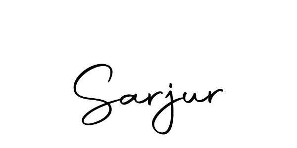 Make a short Sarjur signature style. Manage your documents anywhere anytime using Autography-DOLnW. Create and add eSignatures, submit forms, share and send files easily. Sarjur signature style 10 images and pictures png