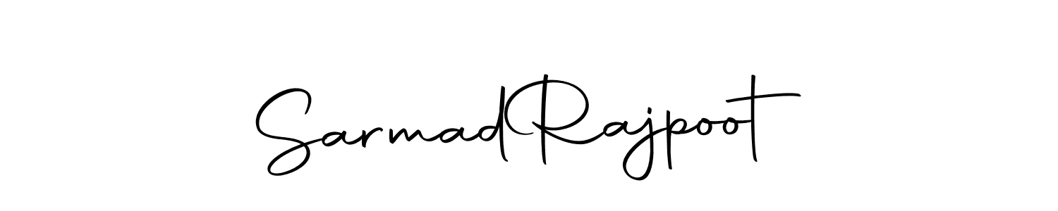 You can use this online signature creator to create a handwritten signature for the name Sarmad  Rajpoot. This is the best online autograph maker. Sarmad  Rajpoot signature style 10 images and pictures png