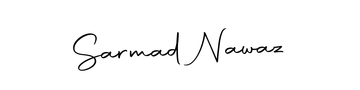 Make a beautiful signature design for name Sarmad Nawaz. Use this online signature maker to create a handwritten signature for free. Sarmad Nawaz signature style 10 images and pictures png
