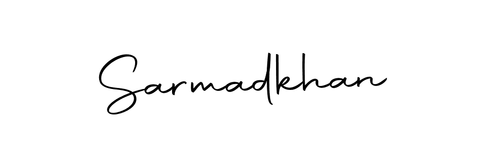 if you are searching for the best signature style for your name Sarmadkhan. so please give up your signature search. here we have designed multiple signature styles  using Autography-DOLnW. Sarmadkhan signature style 10 images and pictures png