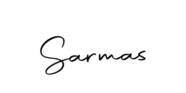 Create a beautiful signature design for name Sarmas. With this signature (Autography-DOLnW) fonts, you can make a handwritten signature for free. Sarmas signature style 10 images and pictures png